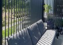Żaluzje tarasowe ALUMINIOWE MALOWANE + uchwyty kolor do wyboru | długość desek 170 cm